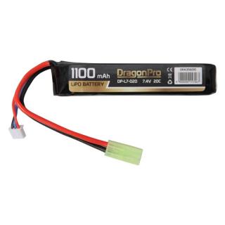 Batteria DP-L7-020 7.4V 1100mAh 20C LiPo  103x21x13mm by Dragonpro
